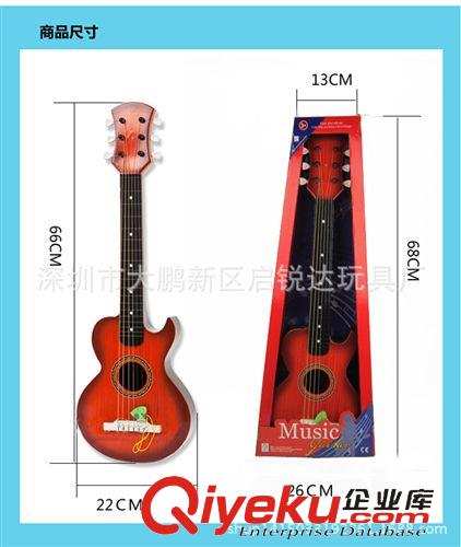 兒童樂器玩具 工廠批發 木紋真琴弦兒童玩具吉他 早教啟蒙樂器益智玩具原始圖片3