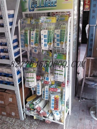 置物架、置物籃、多用途類 定制各種鐵制燈架貨架、試燈架、電子產品展示架、插座架、電器架原始圖片2