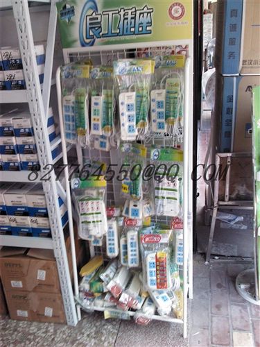 置物架、置物籃、多用途類 定制各種鐵制燈架貨架、試燈架、電子產品展示架、插座架、電器架原始圖片3