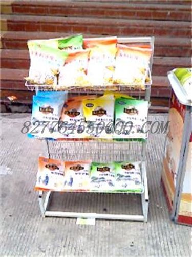 食品類貨架、食品展示架 定制各種鐵制水果架、水果籃、食品陳列架、零食架、餅干架原始圖片2