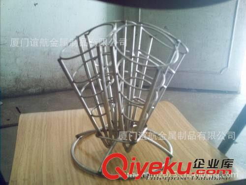 廚具、餐具、酒具、燒烤架類 定制各種鐵制杯架、酒杯架、杯墊架、杯座、杯托架,鐵線工藝品原始圖片2