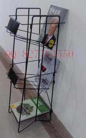 期刊、雜志、文教類展示架 定制各種鐵制地圖架、報紙架、報刊架、資料架、圖書架