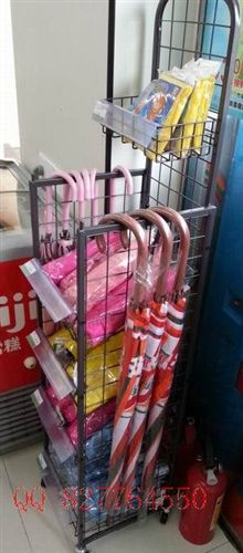 雨傘架、雨具類展示架 定制各種鐵制雨傘架、陳列架、展示架、傘掛架、傘桶原始圖片2