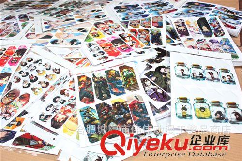 紙張類 進擊的巨人書簽pvc透明書簽動漫書簽8張一套進擊周邊批發漫展熱賣原始圖片2