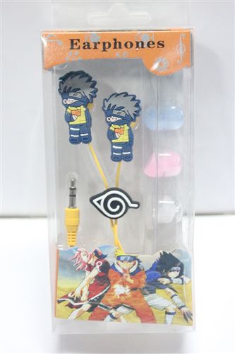 耳機(jī)類 火影忍者卡卡西耳機(jī)批發(fā) 漫展熱賣 動(dòng)漫周邊批發(fā)mp3耳機(jī)批fk通原始圖片2