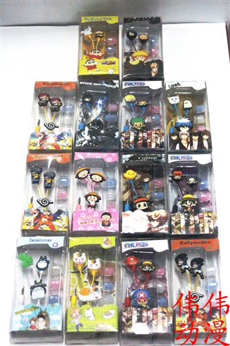 耳機(jī)類 火影忍者我愛羅耳機(jī) 漫展熱賣 動(dòng)漫周邊批發(fā)mp3 卡通耳機(jī)批發(fā)原始圖片3