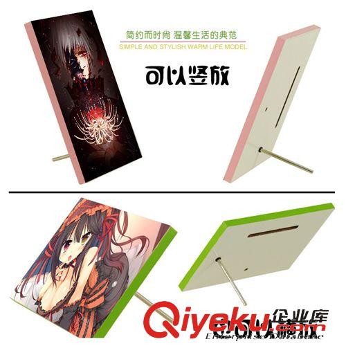 其他類 漫展熱賣 動(dòng)漫木質(zhì)板畫(huà)擺臺(tái)相框 月刊少女寄生獸赤紅之瞳LOVELIVE