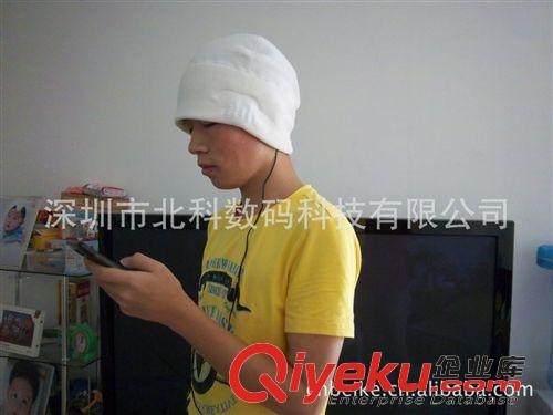 耳機帽子(headphone hat ) 深圳工廠廠家直銷搖粒絨耳機帽子，秋冬時尚保暖耳機帽子批發(fā)