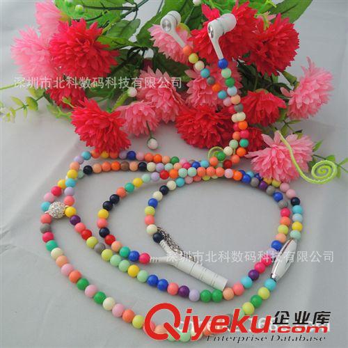 項(xiàng)鏈耳機(jī)（Necklace headset） 廠家直銷外貿(mào)新款百搭創(chuàng)意果冰項(xiàng)鏈耳機(jī) 支持小額批 電商貨源