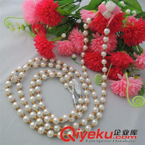 項(xiàng)鏈耳機(jī)（Necklace headset） 【小額批發(fā)】廠(chǎng)家直銷(xiāo)BK-0775項(xiàng)鏈耳機(jī) 串珠耳機(jī) 可接打電話(huà)