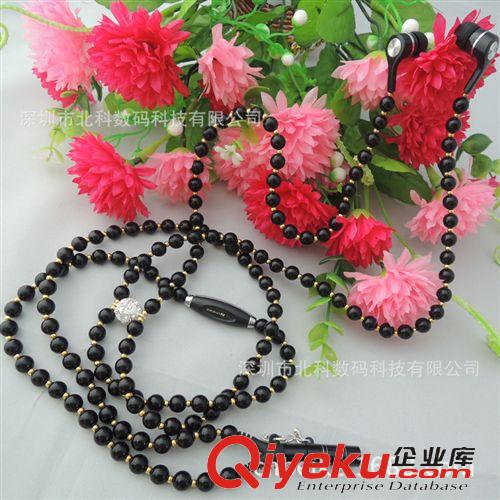 项链耳机（Necklace headset） 厂家直角 优尼缔品睡BK-0774时尚饰品 项链耳机 可接苹果手机