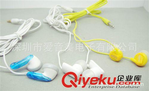 tj處理耳機(jī) 廠家批發(fā)tj處理庫(kù)存入耳式MP3/電腦耳機(jī)單線耳掛手機(jī)帶麥耳機(jī)