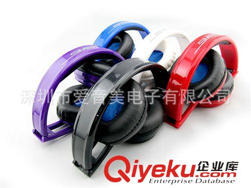 頭戴式 深圳廠家批發(fā)新款SMS 50美分MP3/電腦時尚頭戴式插拔線耳機(jī)運動原始圖片3