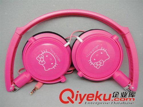 頭戴式 深圳廠家批發(fā)新款kt hello kitty K21卡通頭戴式MP3/電腦時(shí)尚耳機(jī)