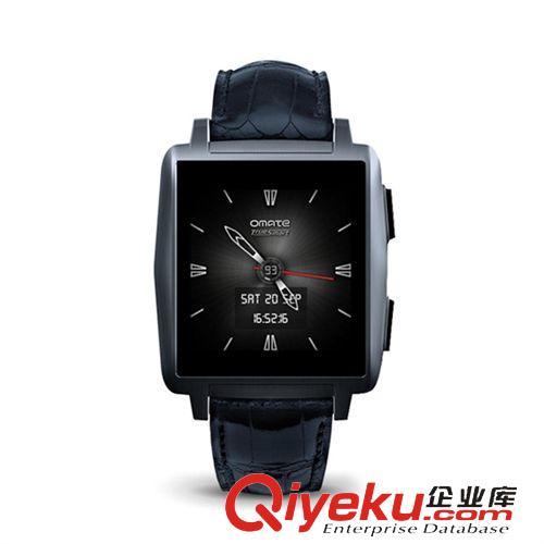 代理品牌 Omate X Leather Smart Watch for Samsung Android Mobile Phone