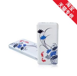 移動電源 [工廠批發(fā)]大容量聚合物移動電源20000毫安青花瓷禮品款一件代發(fā)