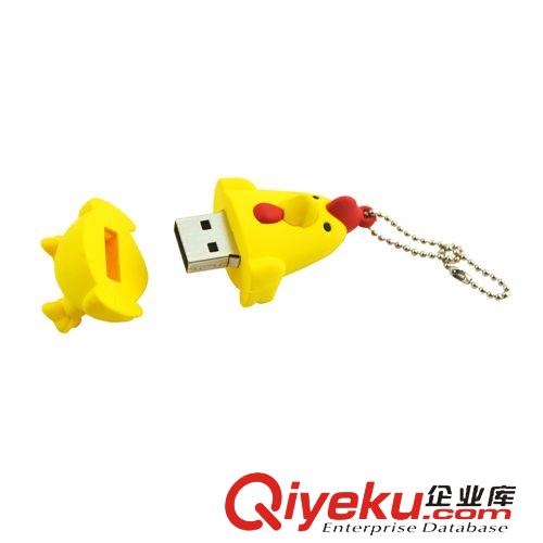U盤 廠家直銷 PVC禮品u盤十二生肖卡通U盤創(chuàng)意可愛禮品優(yōu)盤（萌萌雞）原始圖片3