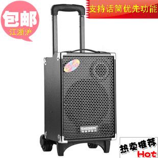 其他音箱 特美聲Q10插卡便攜移動拉桿電瓶音響大功率戶外音箱江浙滬皖包郵原始圖片2
