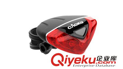 熱銷產品 廠家直銷HY-LD208CAOKU牌 高質量防水三角自行車尾燈 5LED警示燈原始圖片3