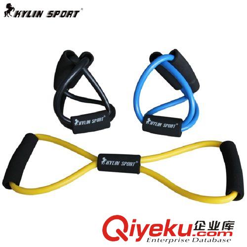 家用健身精品 工廠批發(fā)8字?jǐn)U胸乳膠拉力器 鄭多燕瑜伽塑身jf彈力拉力繩