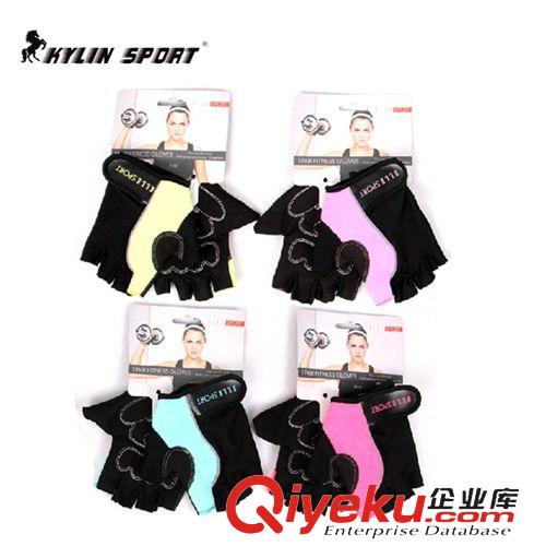 搏擊系列 時(shí)尚女士健身半指手套女士訓(xùn)練健身運(yùn)動(dòng)透氣防滑跳操舉重跑步運(yùn)動(dòng)原始圖片3