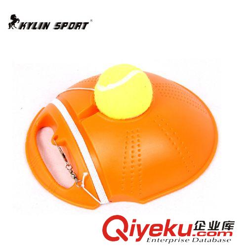 2014.5月新品 單人網(wǎng)球練習訓練裝練習器 帶底座反彈皮筋帶繩練習網(wǎng)球訓練器原始圖片2