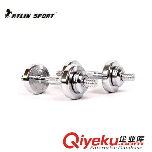 2014.5月新品 純鋼啞鈴男士鋼制電鍍啞鈴20kg 健身器材gd套裝101530公斤原始圖片3