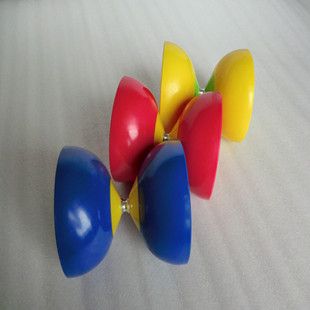 空竹 自產自銷大皮碗空竹 雙頭帶響空竹 初學者必備 抽承耐摔空竹原始圖片2