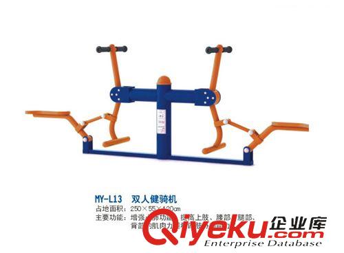 健身路徑 雙人健騎機