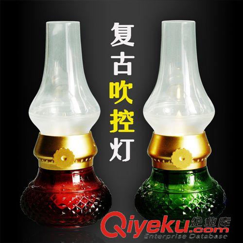 熱銷單品 廠家直銷 創(chuàng)意小夜燈 臺燈USB充電LED燈 節(jié)能吹控煤油燈 學(xué)生臥室