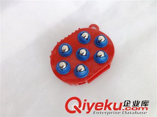 按摩器 廠家供應(yīng)七珠雙面鋼珠手掌穴位按摩器
