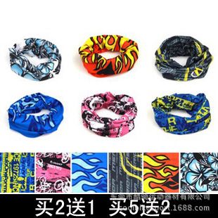 騎行服飾裝備 騎行頭巾 魔術頭巾 戶外頭巾 無縫 防曬 百變頭巾 自行車頭巾