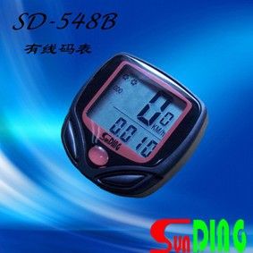 自行車裝備區(qū) zp順東自行車碼表 防水碼表 548B碼表 里程表 自行車測速器原始圖片3