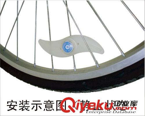 尾燈車燈  激光尾燈 S型鋼絲燈自行車輻條燈青蛙燈雙面爆閃月牙燈扁條燈 燈原始圖片3