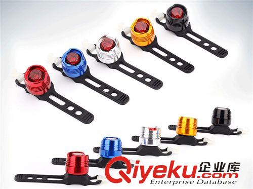 尾燈車燈  激光尾燈 高激亮 圓紅寶石 山地車尾燈鋁合金自行車單眼頭盔燈警示燈 51g原始圖片2