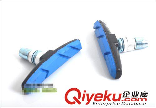 剎車皮 超值{gx}能自行車剎車皮 V剎皮 山地車剎車皮 無聲剎車皮 藍色原始圖片3