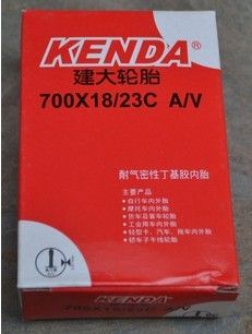 台湾建大专区 Kenda/建大精品内胎700C 18/23C AV美嘴公路车内胎 20条送密码锁