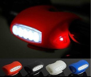 車燈：燈夾 7LED牛蛙燈 自行車燈 自行車前燈 硅膠燈大青蛙燈 騎行裝備原始圖片2