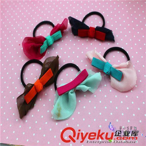混批飾品專(zhuān)區(qū) s016韓版布藝發(fā)繩發(fā)圈 安了頭飾混批 一元店頭飾品配貨好貨源原始圖片2