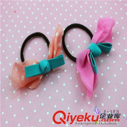 混批飾品專(zhuān)區(qū) s016韓版布藝發(fā)繩發(fā)圈 安了頭飾混批 一元店頭飾品配貨好貨源原始圖片3