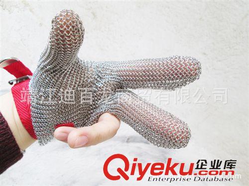 戰(zhàn)術(shù)手套 供應(yīng)防割手套，不銹鋼金屬三指型手套，不銹鋼鋼環(huán)制成手套