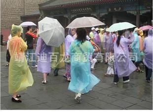 户外配件 一次性雨衣 雨具雨披 户外/登山/旅游/骑行/演唱会 透明可多次用