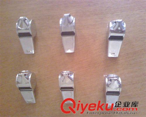 金屬口哨 廠家低價直銷環保5.5cm6字形大號學校教練包邊鐵皮電鍍金屬口哨