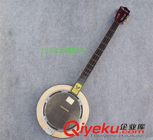彈撥樂器 蛇圓秦琴   秦琴 蛇皮園秦琴