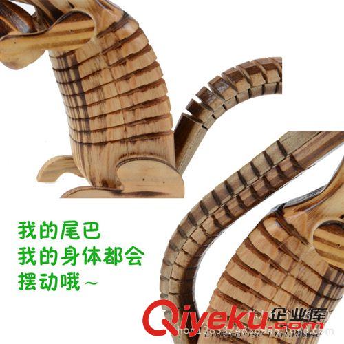 1月上新 景區地攤熱賣玩具 兒童木制仿真搖擺松鼠動物模型 工藝品家居擺件原始圖片2