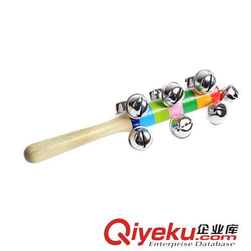 1月上新 兒童木制卡通彩虹手搖鈴 嬰幼兒搖鈴玩具 親子早教教具 地攤熱賣原始圖片3