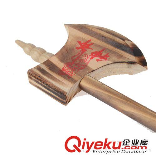 木制仿真玩具 木制開山斧子 斧頭模型 武術(shù)兵器演出道具 兒童廟會(huì)地?cái)偀豳u玩具原始圖片3