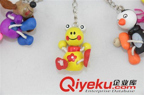 木制擺件掛件 【廠家直銷】熱賣木制工藝品/鑰匙掛件手機掛件/卡通動物鑰匙扣原始圖片2