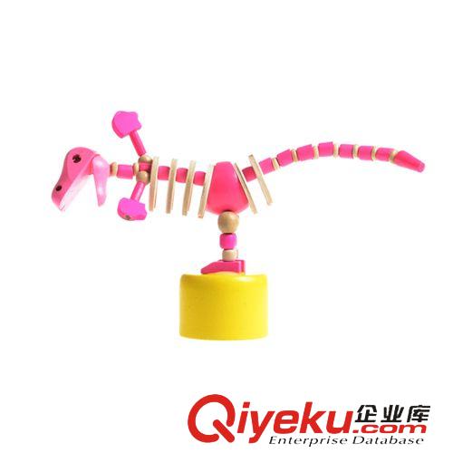 木制擺件掛件 兒童木制益智玩具 卡通恐龍木桶 親子趣味早教教具 熱賣廠家直銷原始圖片2