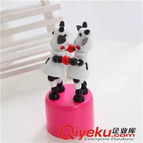益智玩具 【廠家直銷】動(dòng)物跳舞木桶 一指玩玩具 搖擺動(dòng)物雙人木桶 地?cái)傇紙D片2